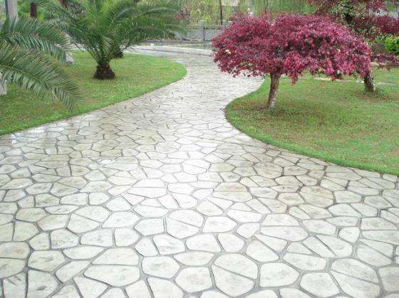 彩色透水混凝土圖片